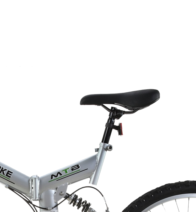 Stowabike 26 Folding Dual Suspension Mountain Bike 18 Speed lapcycle